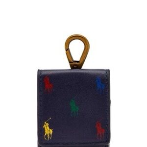 NWT Polo Ralph Lauren Pony Logo AirPod Case - Navy